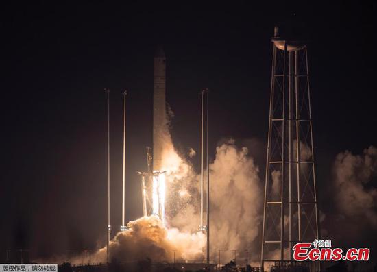 Orbital ATK rocket launches with fresh supplies for ISS