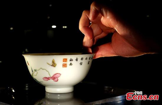 Ancient vase, bowl sold for millions at Sotheby's Hong Kong