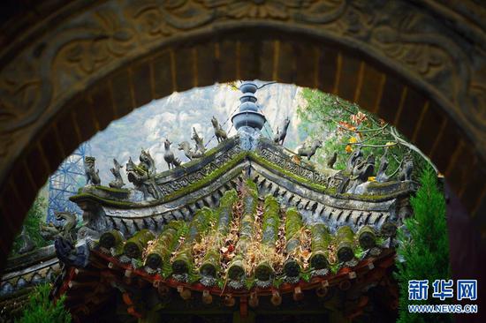 Autumn scenes at the Shaolin Temple