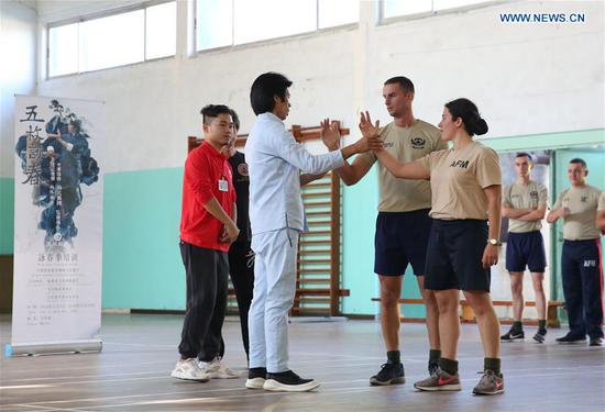 Soldiers of Armed Forces of Malta learn Chinese martial arts