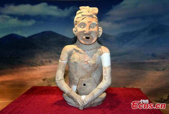 5,300-year-old pottery figure in Inner Mongolia