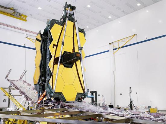 NASA's James Webb Space Telescope assembled for the first time