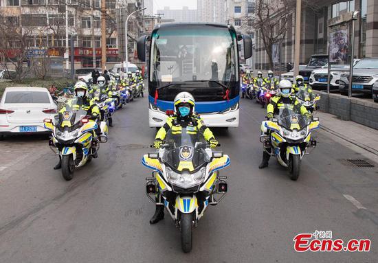 Medical team from Shaanxi leaves after assistance in Shijiazhuang's COVID-19 fight