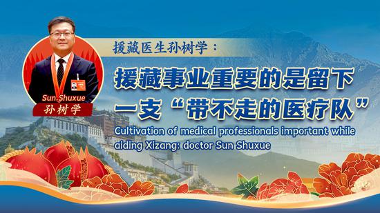 Cultivation of medical professionals important while aiding Xizang: doctor Sun Shuxue