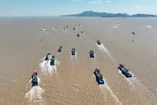 Fishing season starts in Zhejiang