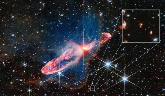 Cosmic question mark captured by NASA's James Webb Space Telescope