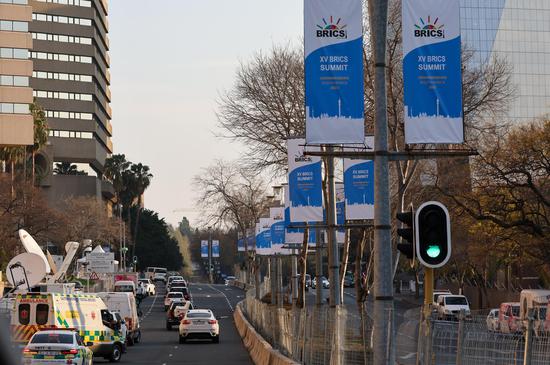 Johannesburg dressed up for 15th BRICS summit