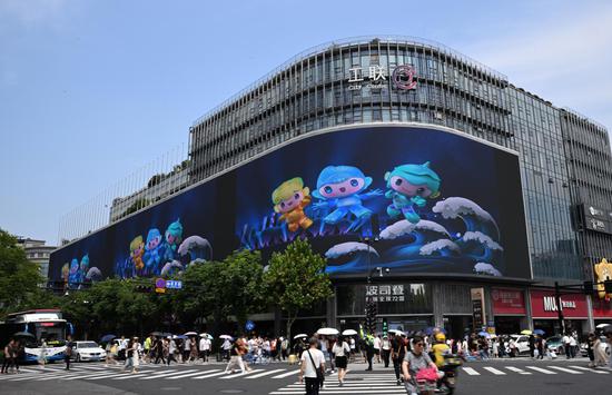 Hangzhou dressed up for upcoming Asian Games