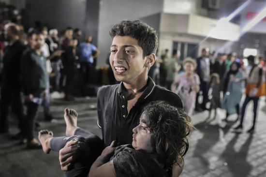 Hundreds of Palestinians killed in Israeli airstrike on Gaza hospital