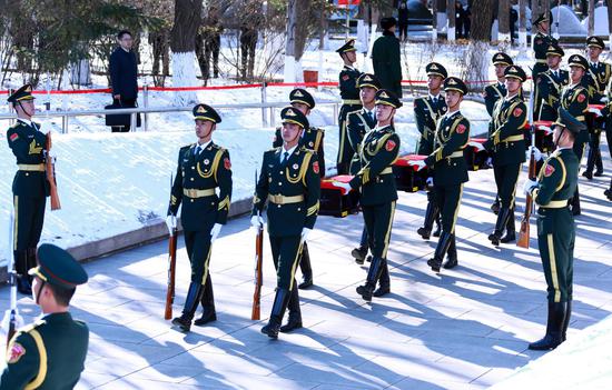 Burial ceremony held for remains of Chinese soldiers killed in Korean War in Shenyang