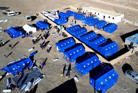 Xizang speeds up resettlement for earthquake-affected people